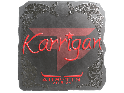 Sticker | karrigan (Foil) | Austin 2025