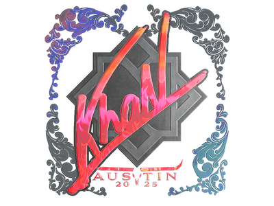 Sticker | khaN (Holo) | Austin 2025