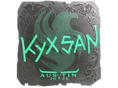 Sticker | kyxsan (Foil) | Austin 2025