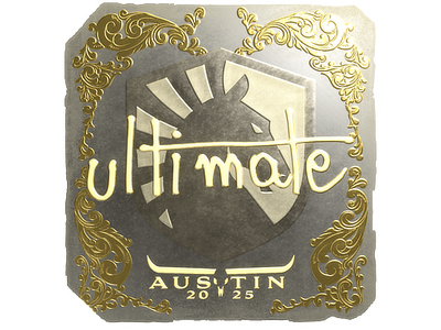 Наліпка | ultimate (золота) | Остін 2025