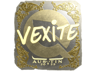 Sticker | vexite (Gold) | Austin 2025