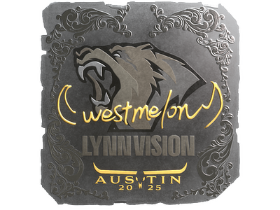 Наклейка | westmelon (металлическая) | Остин-2025