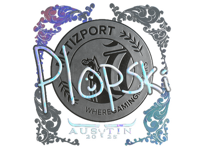 Çıkartma | Plopski (Holo) | Austin 2025