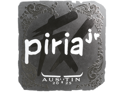 Sticker | piriajr (Foil) | Austin 2025