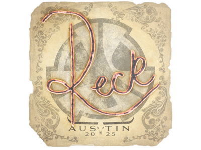 Pegatina | reck | Austin 2025