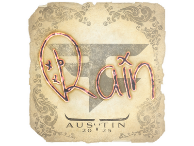 Sticker | rain | Austin 2025