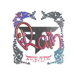 Sticker | rain (Holo) | Austin 2025