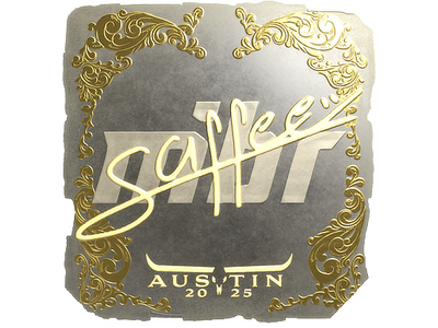 Sticker | saffee (Gold) | Austin 2025