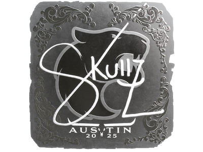 Sticker | skullz (Foil) | Austin 2025