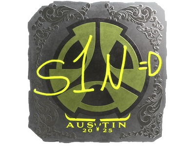 Sticker | s1n (Foil) | Austin 2025