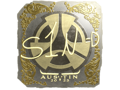 Sticker | s1n (Gold) | Austin 2025