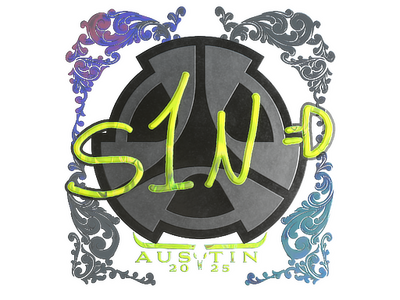 Sticker | s1n (Holo) | Austin 2025