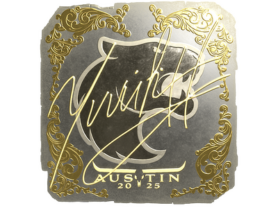 Sticker | yuurih (Gold) | Austin 2025