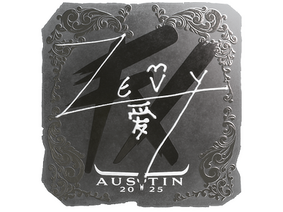 Sticker | zevy (Foil) | Austin 2025