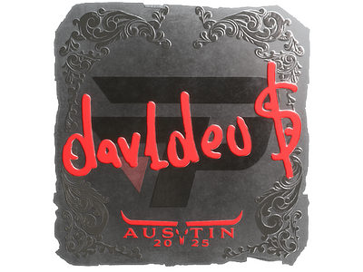 Sticker | dav1deuS (Foil) | Austin 2025