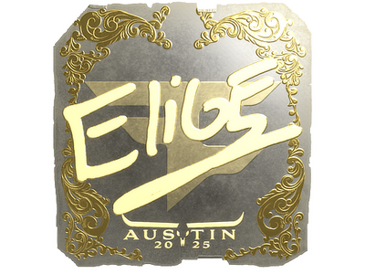 Sticker | EliGE (Gold) | Austin 2025