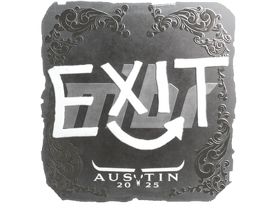 Sticker | exit (Foil) | Austin 2025