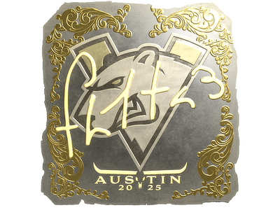 Sticker | FL1T (Gold) | Austin 2025