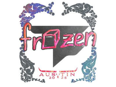 Autocolante | frozen (Holo) | Austin 2025
