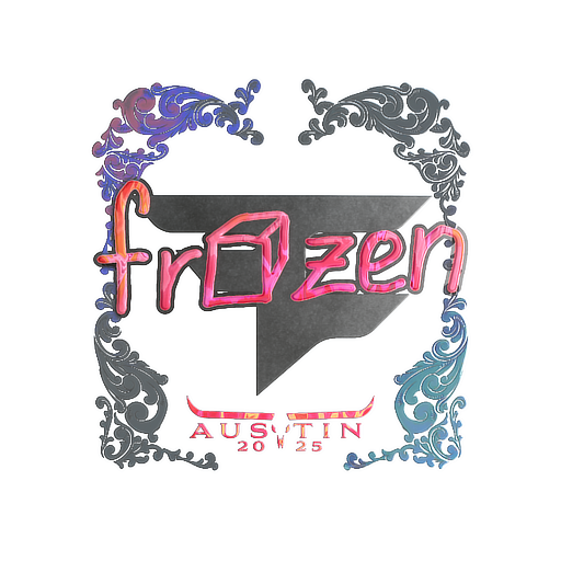 Adesivo | frozen (Holográfico) | Austin 2025