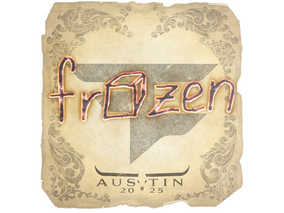 Sticker | frozen | Austin 2025