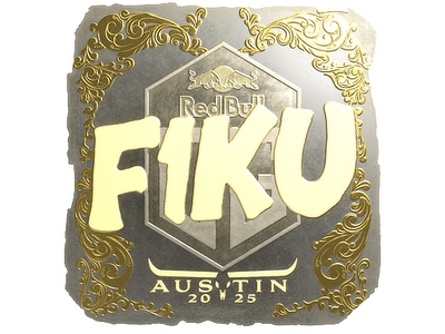 Naklejka | F1KU (złota) | Austin 2025
