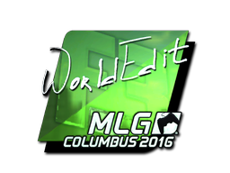 Sticker | WorldEdit (Foil) | MLG Columbus 2016