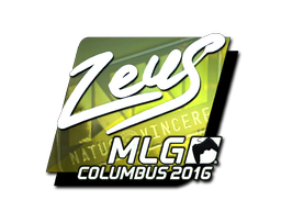 Sticker | Zeus (Foil) | MLG Columbus 2016