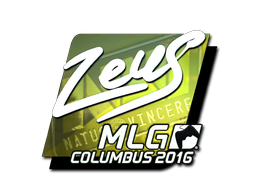 Sticker | Zeus (Foil) | MLG Columbus 2016 image
