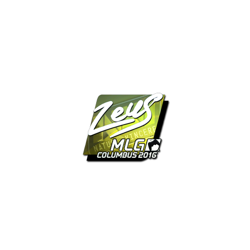 Adesivo | Zeus (Brilhante) | MLG Columbus 2016