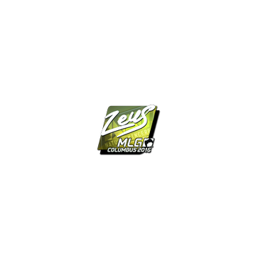 Sticker | Zeus (Foil) | MLG Columbus 2016