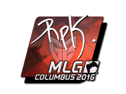 Pegatina | RpK (reflectante) | MLG Columbus 2016