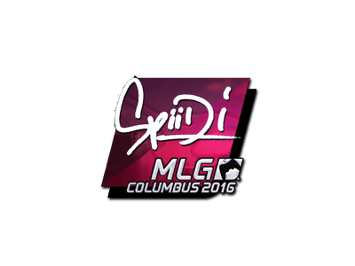 Наклейка | Spiidi (металлическая) | Колумбус-2016