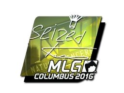 Aufkleber | seized (Glanz) | MLG Columbus 2016