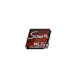 free csgo skin Sticker | ScreaM | MLG Columbus 2016