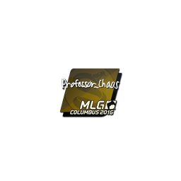 free csgo skin Sticker | Professor_Chaos | MLG Columbus 2016