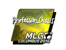 Aufkleber | Professor_Chaos (Glanz) | MLG Columbus 2016