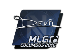 Aufkleber | DEVIL | MLG Columbus 2016