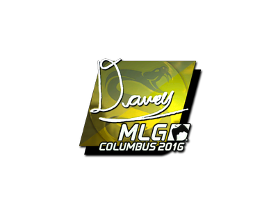 Sticker | DAVEY (Foil) | MLG Columbus 2016