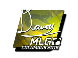 Sticker | DAVEY (Foil) | MLG Columbus 2016