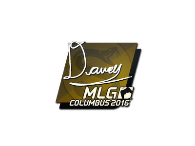 Sticker | DAVEY | MLG Columbus 2016
