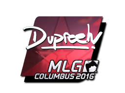 스티커 | dupreeh (은박) | MLG 콜럼버스 2016