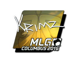 Naklejka | KRIMZ (foliowana) | MLG Columbus 2016