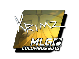 Autocolante | KRIMZ (Foil) | MLG Columbus 2016