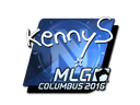 Sticker | kennyS | MLG Columbus 2016