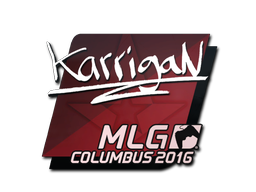 Sticker | karrigan | MLG Columbus 2016/20fx20