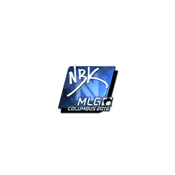 Sticker | NBK- (Foil) | MLG Columbus 2016