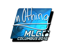 Sticker | n0thing (Foil) | MLG Columbus 2016