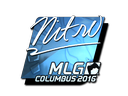 Sticker | nitr0 (Foil) | MLG Columbus 2016