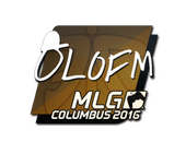 Sticker | olofmeister | MLG Columbus 2016